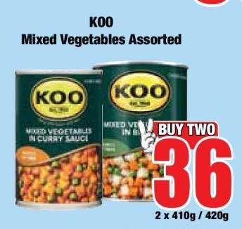 KOO Mixed Vegetables Assorted
