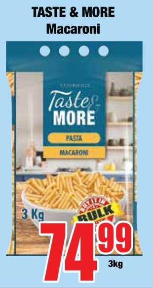 TASTE & MORE Macaroni