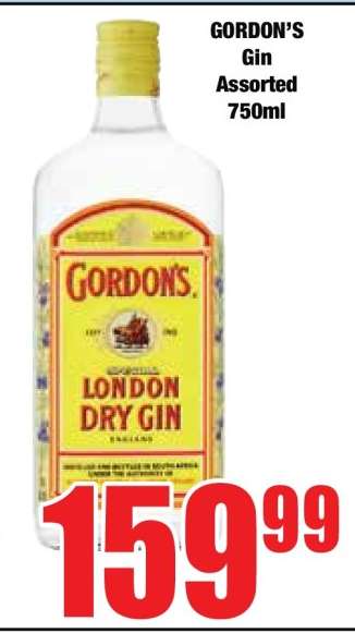 GORDON’S Gin Assorted 750ml