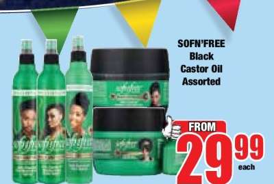 SOFN’FREE Black Castor Oil Assorted