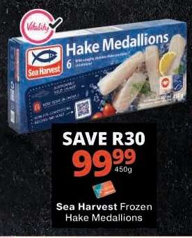 Sea Harvest Frozen Hake Medallions