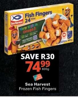 Sea Harvest Frozen Fish Fingers