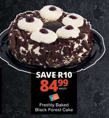 Freshly Baked Black Forest Cake