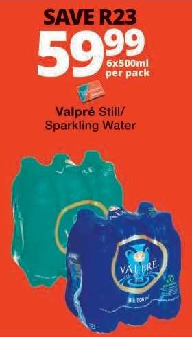 VALPRE Still/Sparkling Water