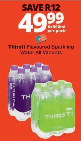 Thirsti Flavoured Sparkling Water All Variants