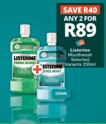 LISTERINE MOUTHWASH