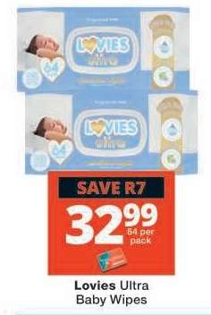 Lovies Ultra Baby Wipes