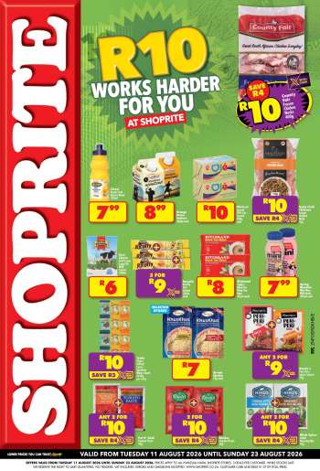 Shoprite catalogue  - 11/08/2026 - 23/08/2026.