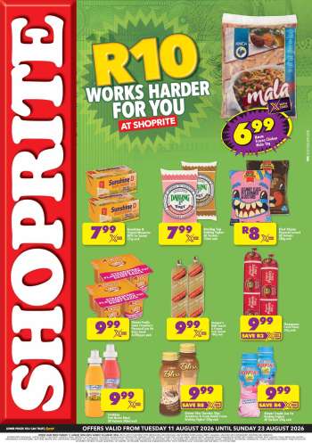 Shoprite catalogue  - 11/08/2026 - 23/08/2026.