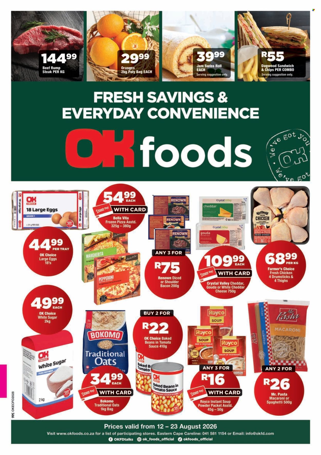OK Foods specials - 12/08/2026 - 23/08/2026. Page 1