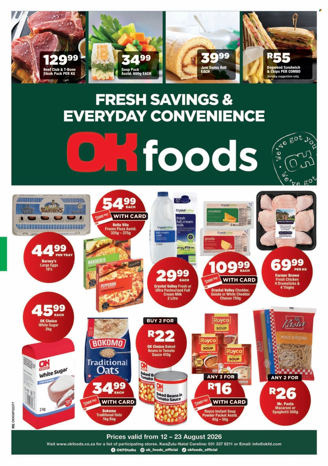 OK Foods specials - 12/08/2026 - 23/08/2026. Page 1