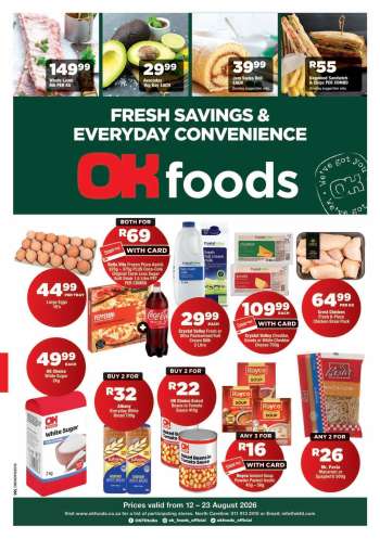 OK Foods catalogue  - 12/08/2026 - 23/08/2026.