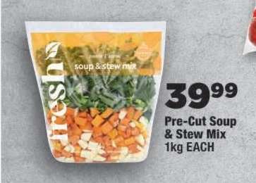Pre-Cut Soup & Stew Mix