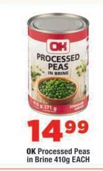 OK Processed Peas