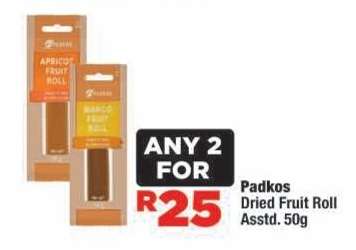 Padkos Dried Fruit Roll