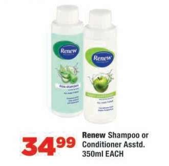 Renew Shampoo or Conditioner Asstd.