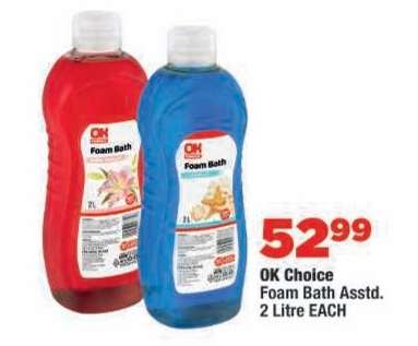 OK Choice Foam Bath Asstd.