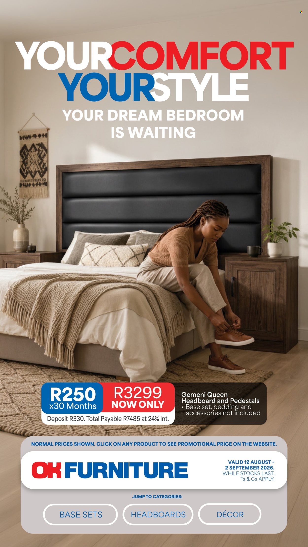 OK Furniture specials - 12/08/2026 - 02/09/2026. Page 1