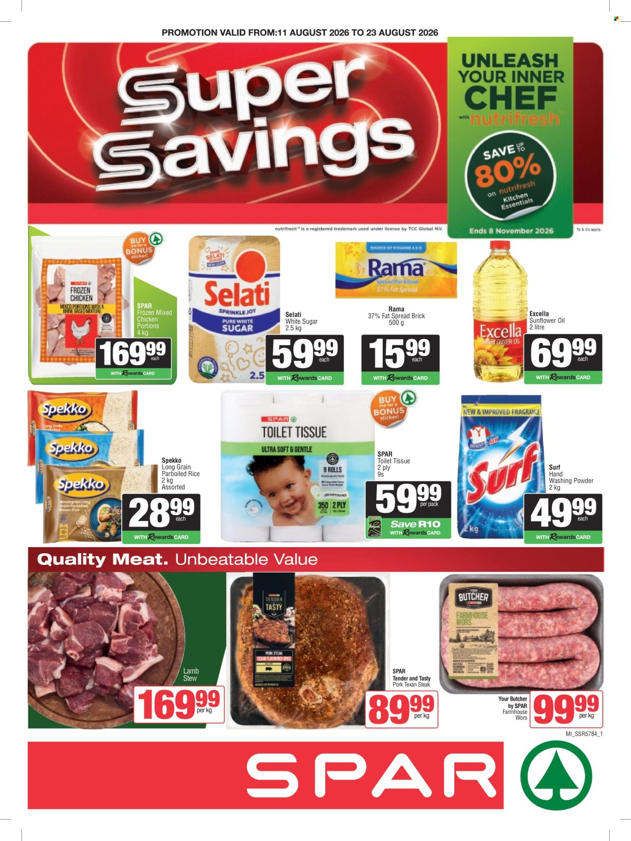 SPAR specials - 11/08/2026 - 23/08/2026. Page 1
