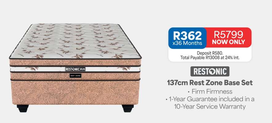 Restonic 137cm Rest Zone Base Set