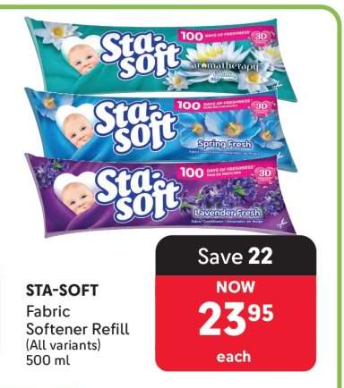 STA-SOFT FABRIC SOFTENER REFILL