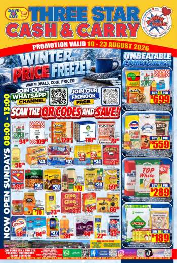 Three Star Cash and Carry catalogue  - 10/08/2026 - 23/08/2026.