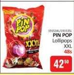 PIN POP Lollipops XXL 48s