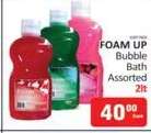 FOAM UP Bubble Bath Assorted