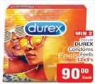 DUREX Condoms Feels 12x3's