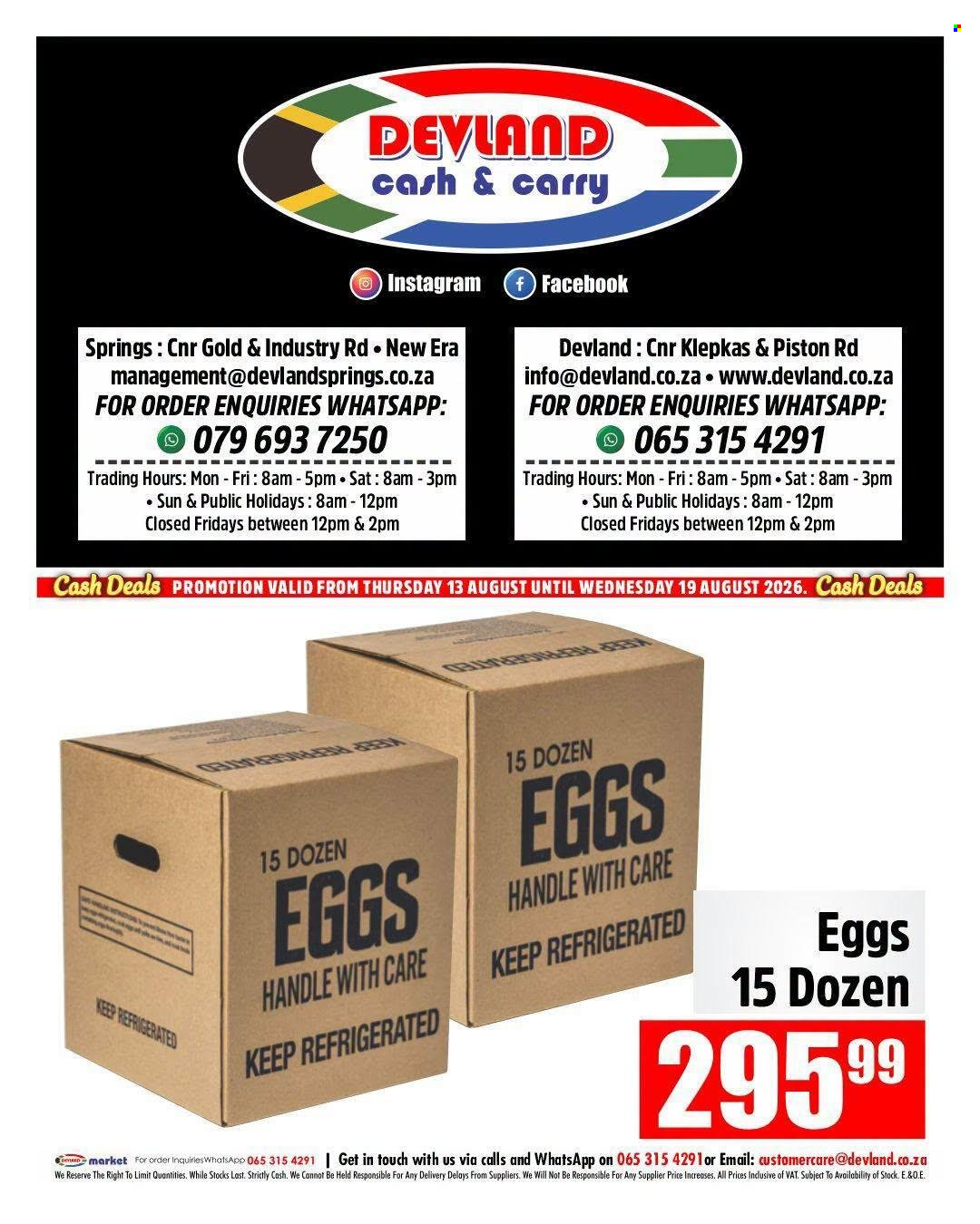 Devland specials - 13/08/2026 - 19/08/2026. Page 3