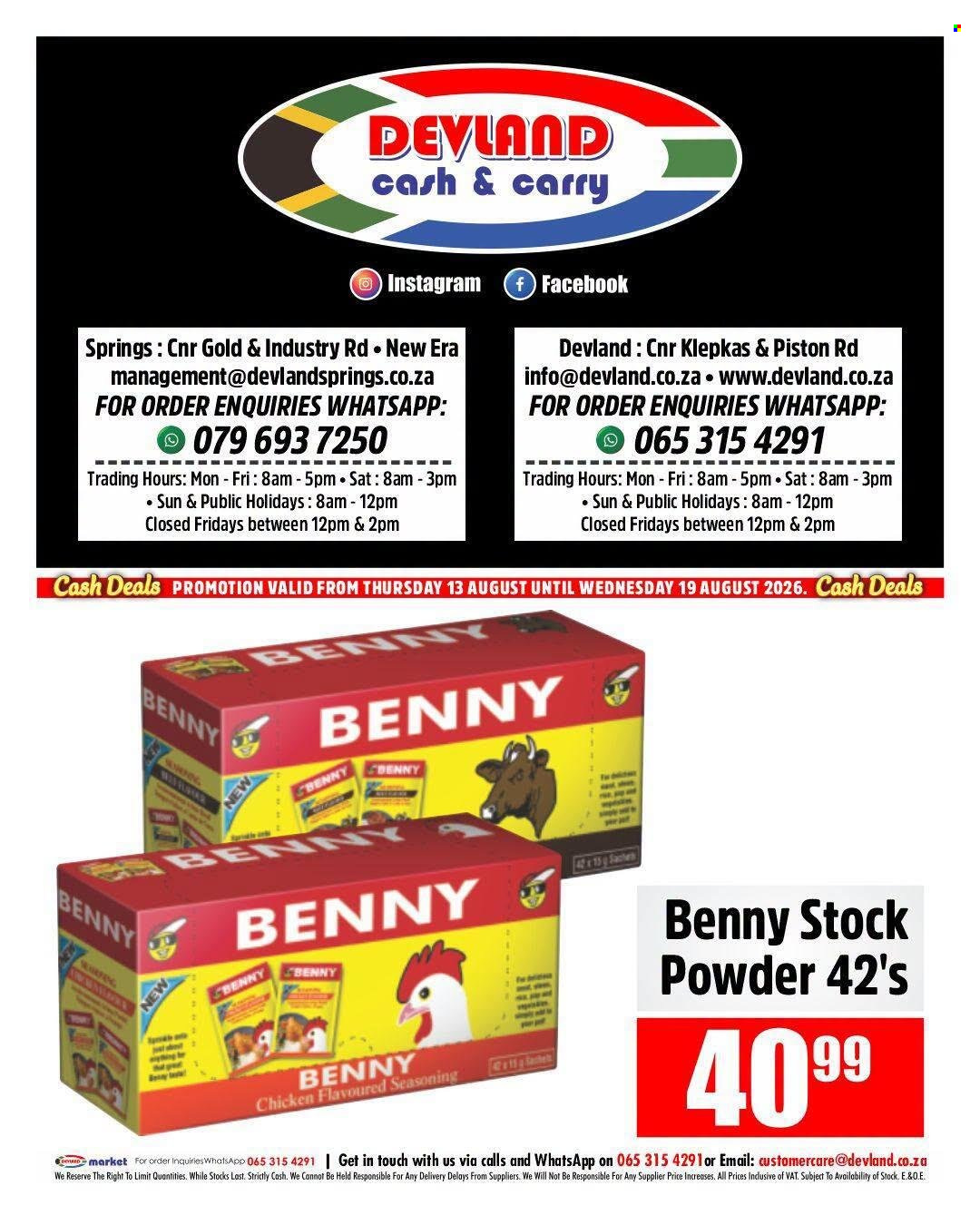 Devland specials - 13/08/2026 - 19/08/2026. Page 7