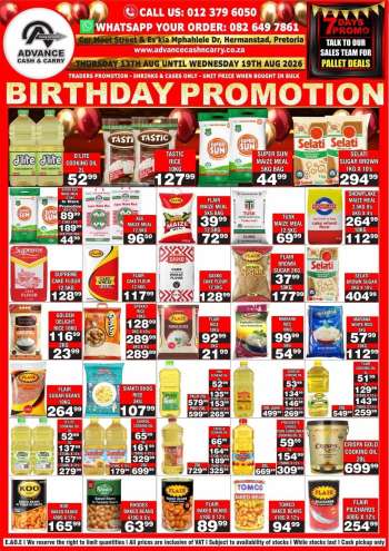 Advance Cash & Carry catalogue  - 13/08/2026 - 19/08/2026.