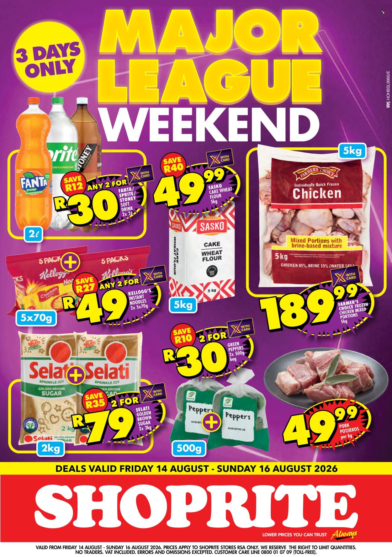 Shoprite specials - 14/08/2026 - 16/08/2026. Page 1