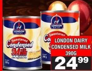 LONDON DAIRY CONDENSED MILK 390G