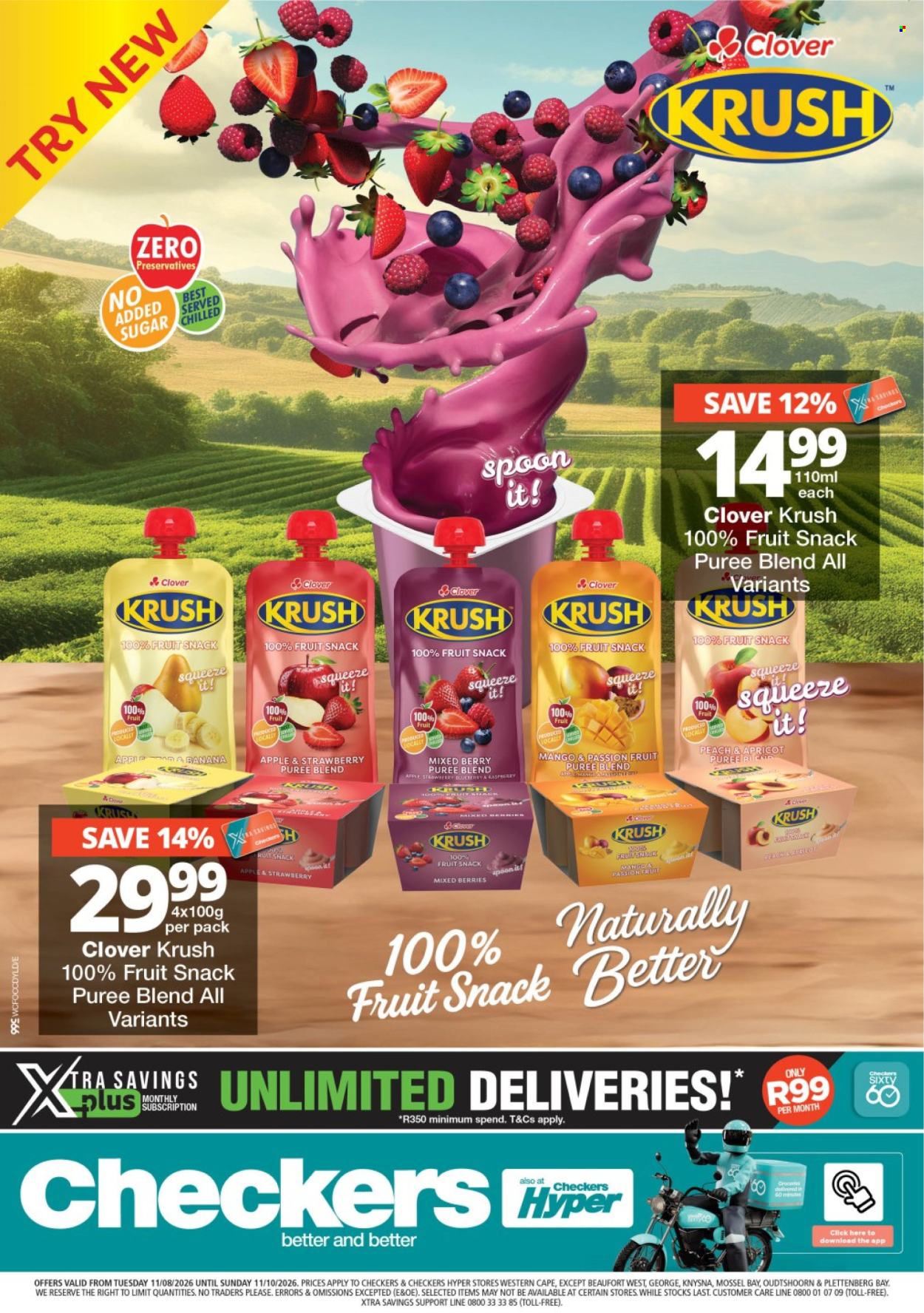 Checkers specials - 10/08/2026 - 11/10/2026. Page 1