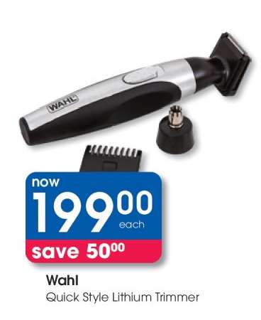 Wahl Quick Style Lithium Trimmer