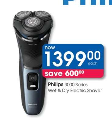 Philips 3000 Series Wet & Dry Electric Shaver