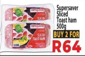 Supersaver Sliced Toast Ham 500g