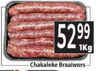Chakaleke Braaiwors