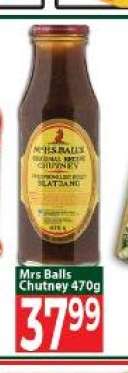 Mrs Balls Chutney 470g