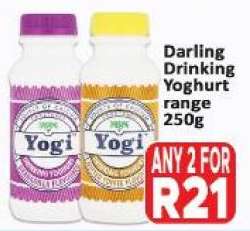 Darling Drinking Yoghurt range 250g