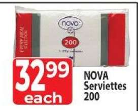 NOVA Serviettes 200