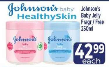Johnson's Baby Jelly Fragr / Free 250ml