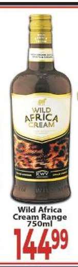 Wild Africa Cream Range