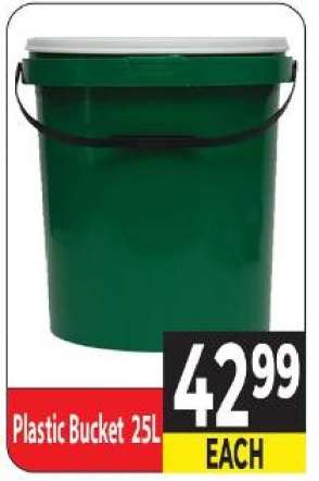 Plastic Bucket 25L