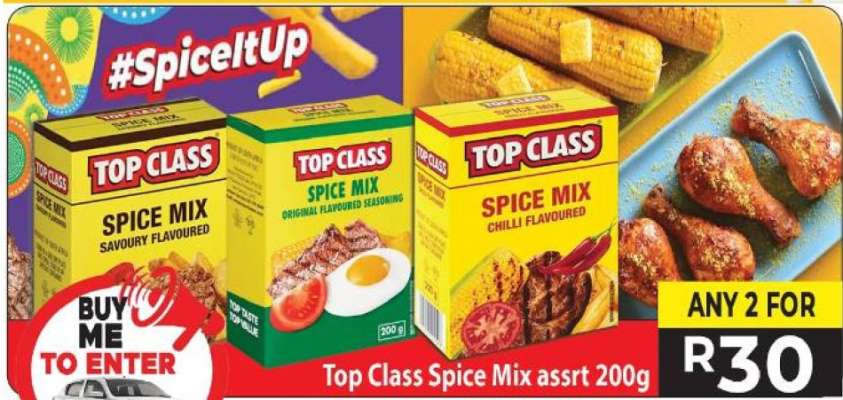 Top Class Spice Mix assrt 200g