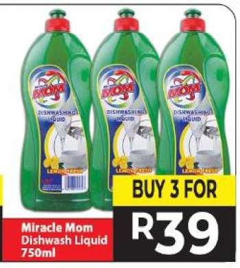 Miracle Mom Dishwash Liquid 750ml