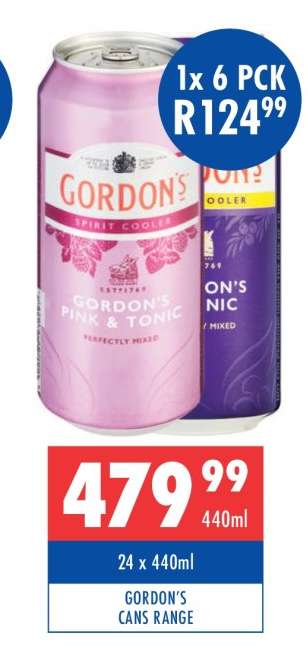 GORDON'S CANS RANGE