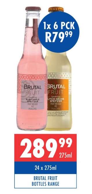 BRUTAL FRUIT BOTTLES RANGE