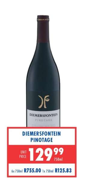 DIEMERSFONTEIN Pinotage